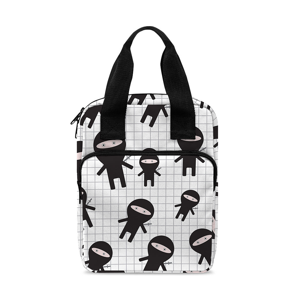 Cute Ninja Pattern Print Bible Tote Bag