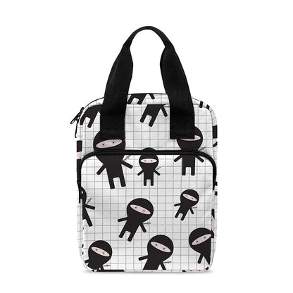 Cute Ninja Pattern Print Bible Tote Bag