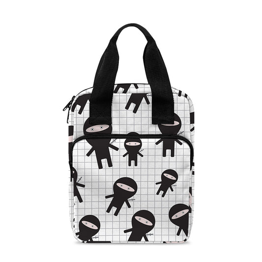 Cute Ninja Pattern Print Bible Tote Bag