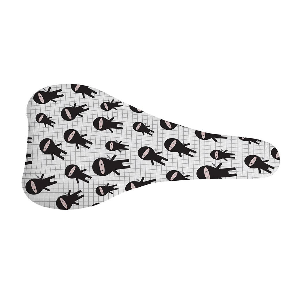 Cute Ninja Pattern Print Bicycle Seat Cover