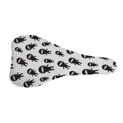 Cute Ninja Pattern Print Bicycle Seat Cover