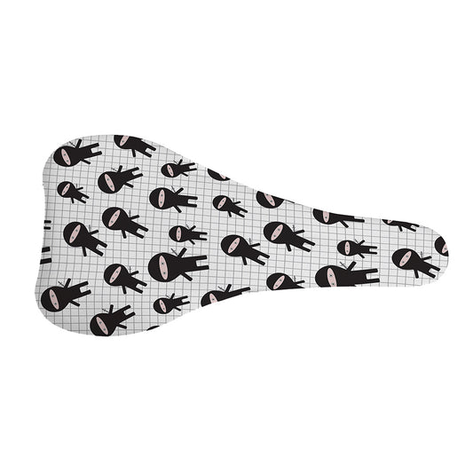 Cute Ninja Pattern Print Bicycle Seat Cover