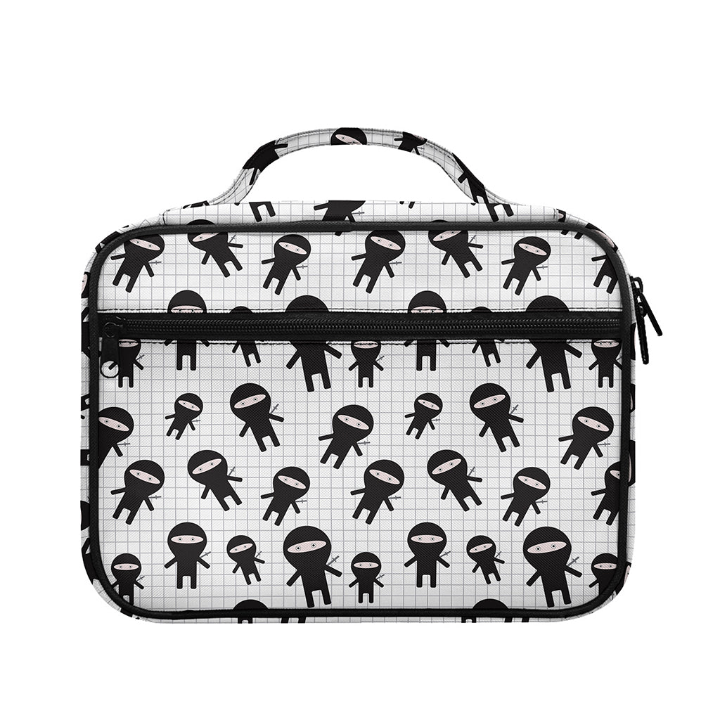 Cute Ninja Pattern Print Briefcase Bible Bag