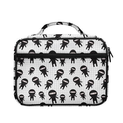 Cute Ninja Pattern Print Briefcase Bible Bag