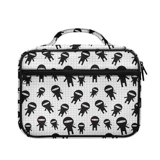 Cute Ninja Pattern Print Briefcase Bible Bag