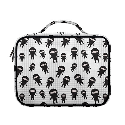 Cute Ninja Pattern Print Briefcase Bible Bag