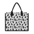 Cute Ninja Pattern Print Canvas Tote Bag