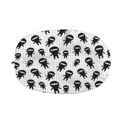 Cute Ninja Pattern Print Car Side Mirror Covers