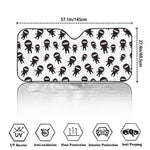 Cute Ninja Pattern Print Car Windshield Sun Shade