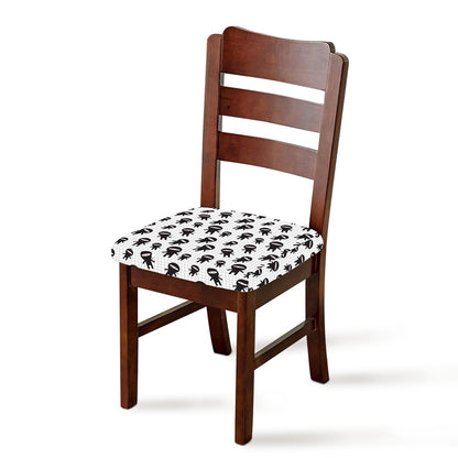 Cute Ninja Pattern Print Chair Cushion Cover