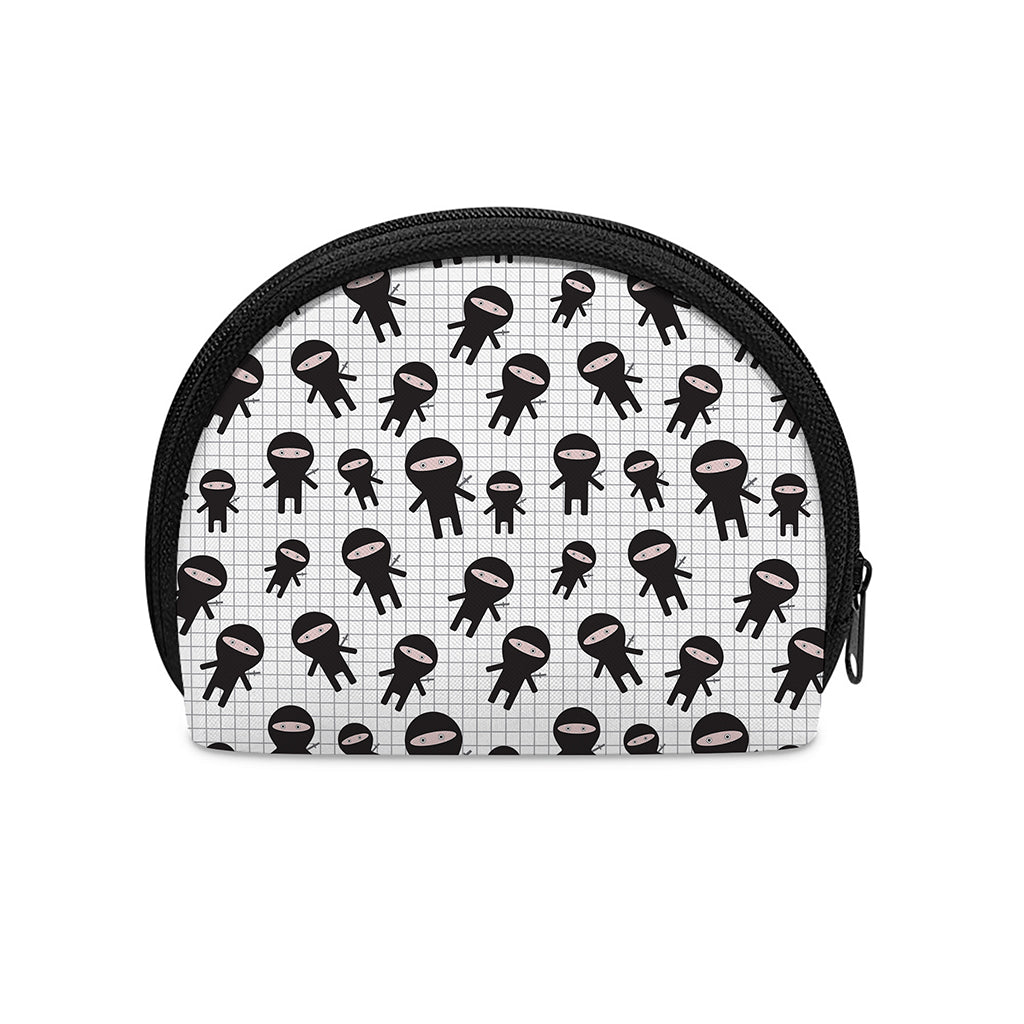 Cute Ninja Pattern Print Coin Purse