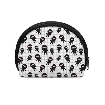 Cute Ninja Pattern Print Coin Purse