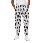 Cute Ninja Pattern Print Cotton Pants