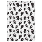 Cute Ninja Pattern Print Curtain