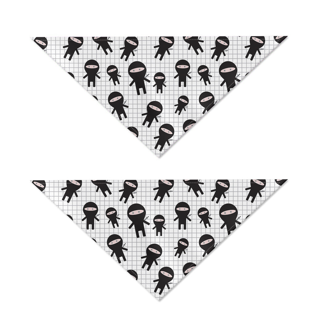 Cute Ninja Pattern Print Dog Bandana