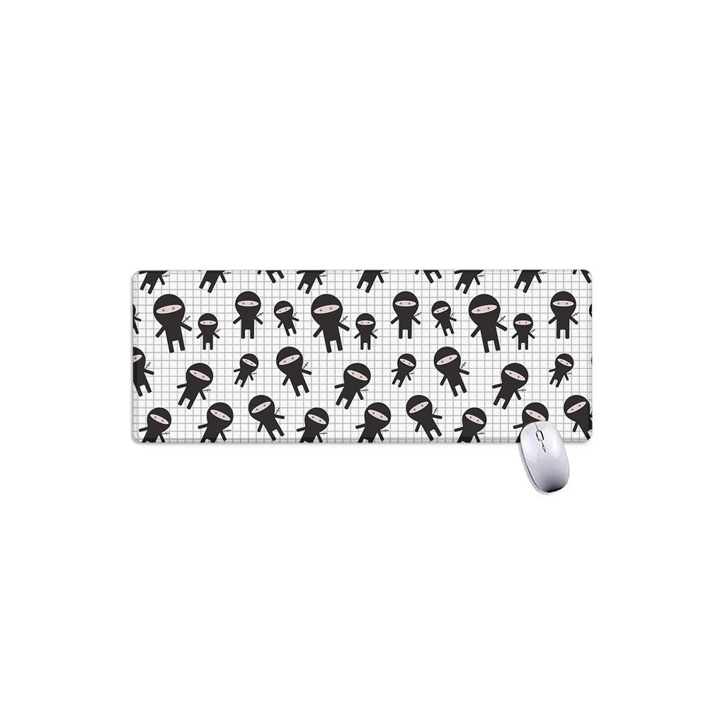 Cute Ninja Pattern Print Extended Mouse Pad