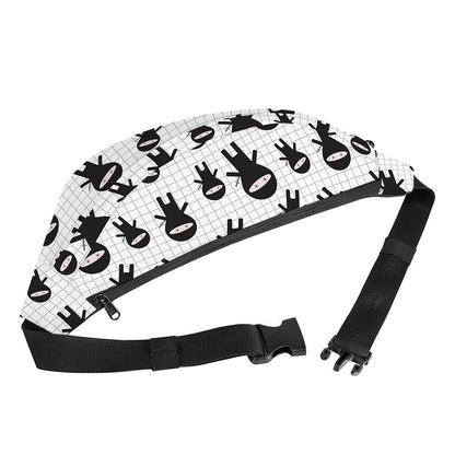 Cute Ninja Pattern Print Fanny Pack