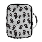 Cute Ninja Pattern Print Front Pocket Bible Bag