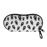 Cute Ninja Pattern Print Glasses Case