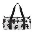 Cute Ninja Pattern Print Gym Bag