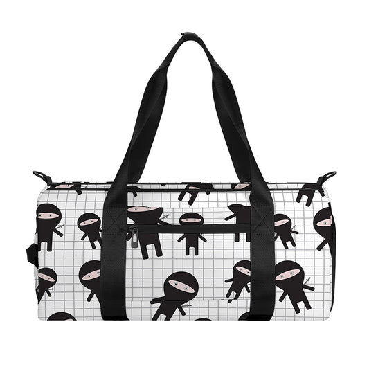 Cute Ninja Pattern Print Gym Bag