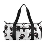 Cute Ninja Pattern Print Gym Bag