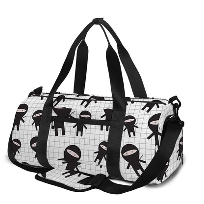 Cute Ninja Pattern Print Gym Bag
