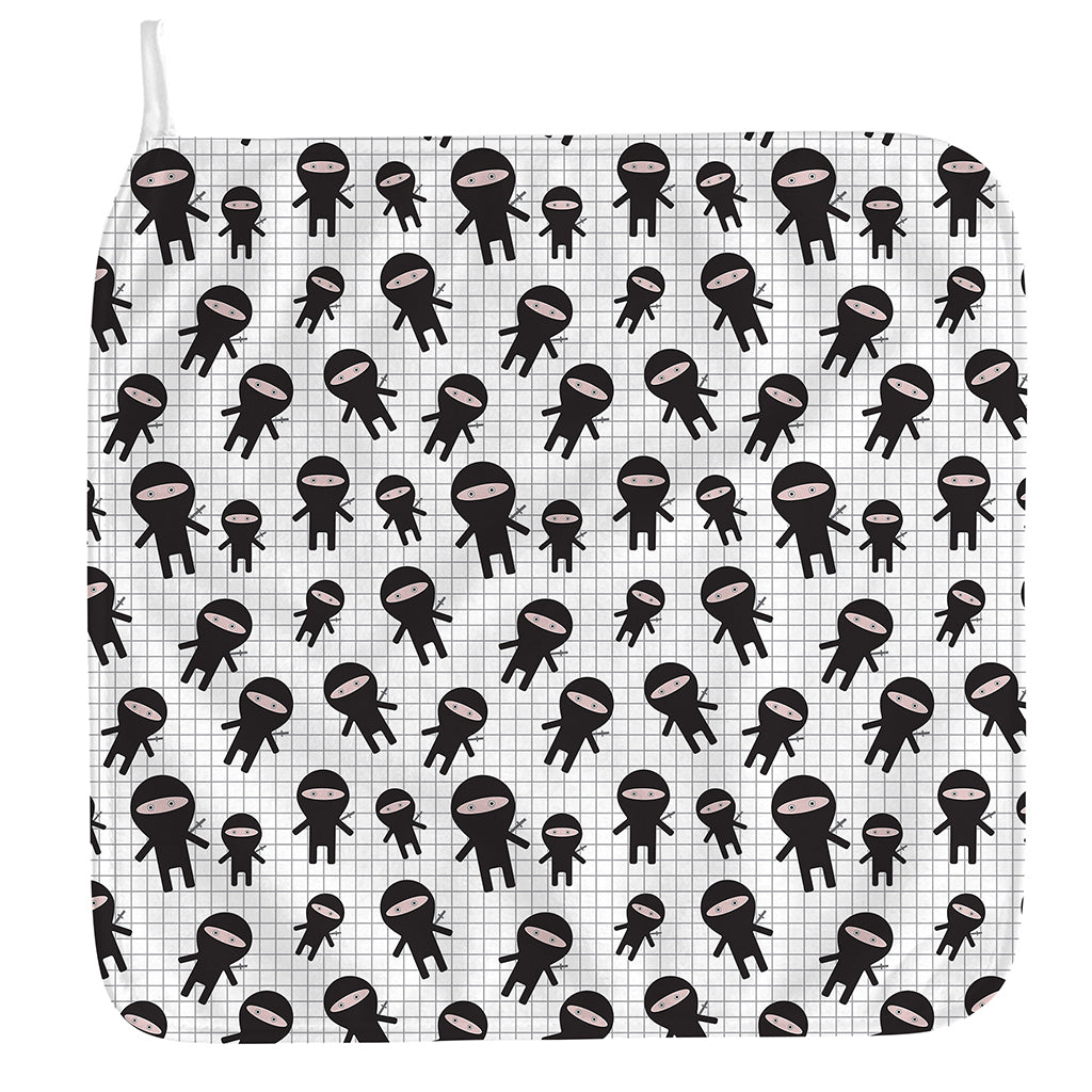 Cute Ninja Pattern Print Hand Towel