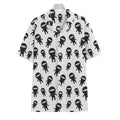 Cute Ninja Pattern Print Hawaiian Shirt