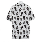 Cute Ninja Pattern Print Hawaiian Shirt