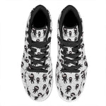 Cute Ninja Pattern Print High Top Leather Sneakers