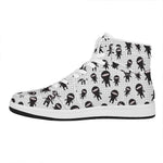 Cute Ninja Pattern Print High Top Leather Sneakers