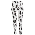 Cute Ninja Pattern Print High-Waisted Pocket Leggings