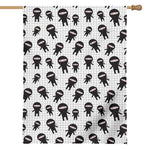 Cute Ninja Pattern Print House Flag