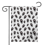 Cute Ninja Pattern Print House Flag