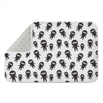 Cute Ninja Pattern Print Indoor Door Mat