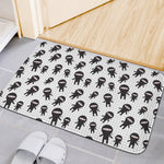 Cute Ninja Pattern Print Indoor Door Mat