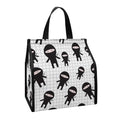 Cute Ninja Pattern Print Insulated Lunch Tote