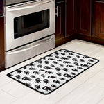 Cute Ninja Pattern Print Kitchen Mat