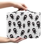 Cute Ninja Pattern Print Leather Bible Cover