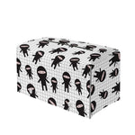 Cute Ninja Pattern Print Leather Tissue Box Cover