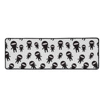 Cute Ninja Pattern Print Long Kitchen Mat