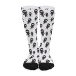 Cute Ninja Pattern Print Long Socks