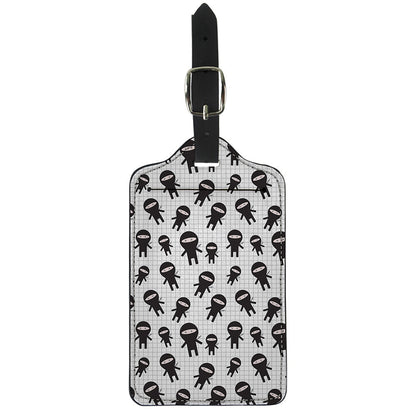 Cute Ninja Pattern Print Luggage Tag