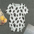 Cute Ninja Pattern Print Men's Bodysuit