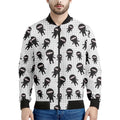 Cute Ninja Pattern Print Men's Bomber Jacket