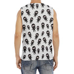 Cute Ninja Pattern Print Men's Fitness Tank Top