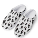 Cute Ninja Pattern Print Mesh Casual Shoes