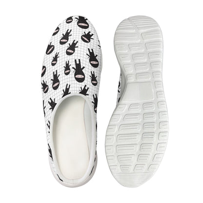 Cute Ninja Pattern Print Mesh Casual Shoes