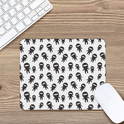 Cute Ninja Pattern Print Mouse Pad